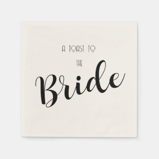 A Toast to the Bride Napkins