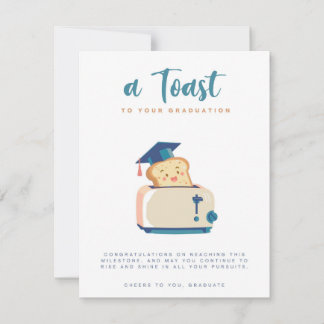 A Toast to Your Graduation Greeting Card