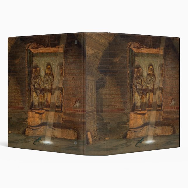 A Tomb at El-Kab, one of 24 illustrations produced 3 Ring Binder (Background)
