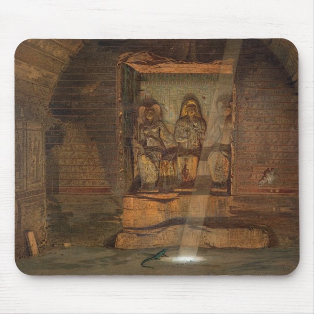 A Tomb at El-Kab, one of 24 illustrations produced Mouse Pad (Front)