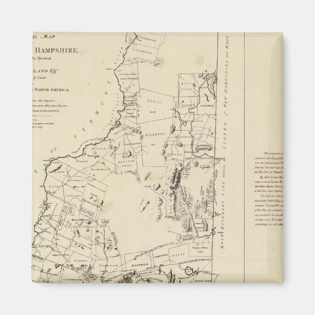 A Topographical Map Magnet (Front)