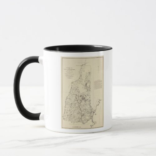 A Topographical Map Mug