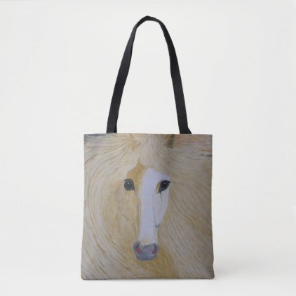 A Tote Bag with Palomino Head