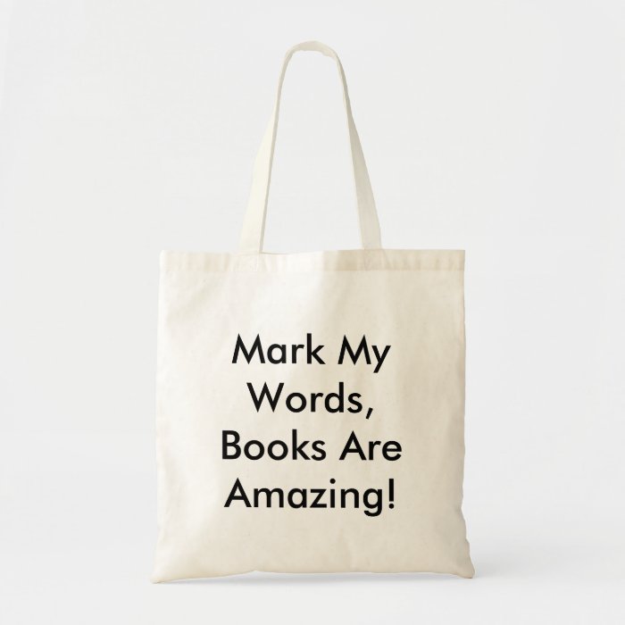 A tote that expresses an opinion in a clever way. canvas bag