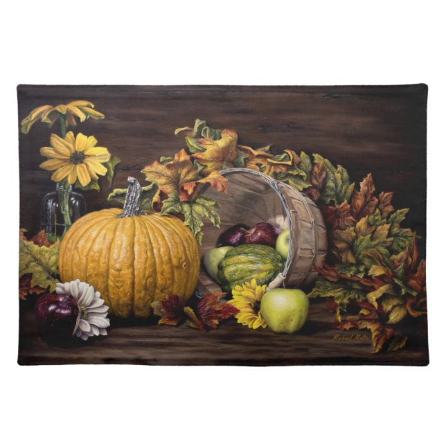 A Touch of Autumn Cloth Placemat (Front)