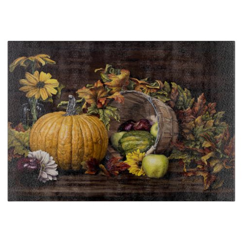 A Touch Of Autumn _ Cutting Board 11x8