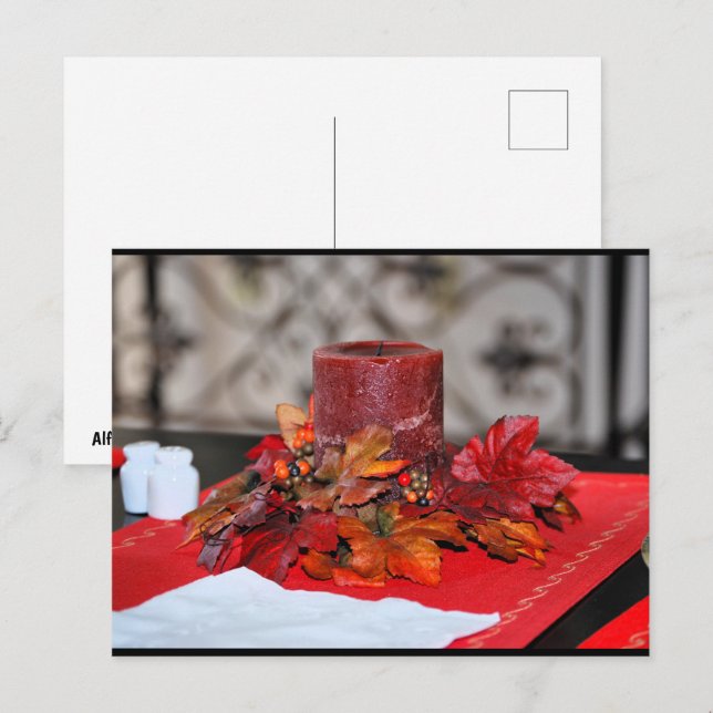 A Touch of Autumn Postcard (Front/Back)