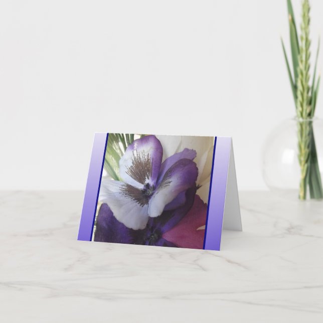 A Touch of Blue Note Card! Card (Front)