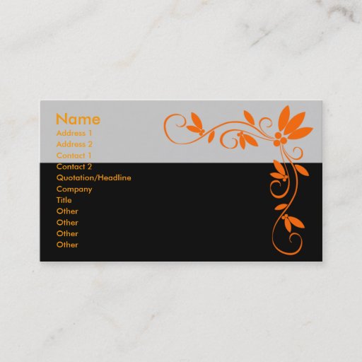 Customizable A Touch of Class Business Cards