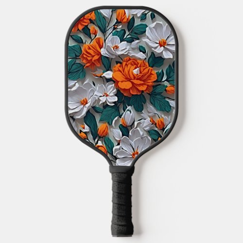 A Touch of Elegance and Power Floral Dreams Pickleball Paddle