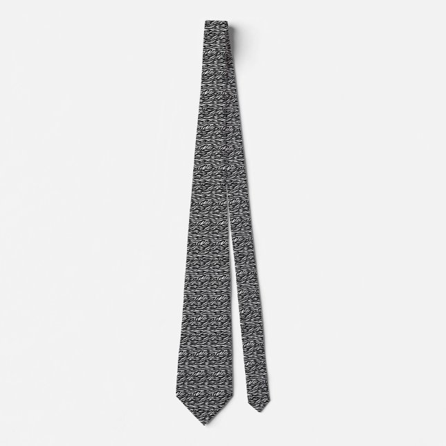 A Touch of Exotic: Leopard Print Neck Tie (Front)