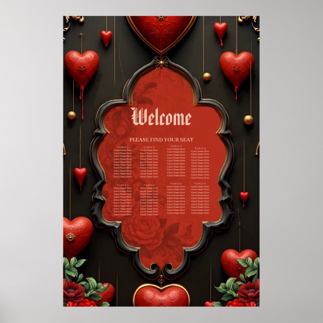 A touch of gothic, hearts and eternal connection.  poster (Front)