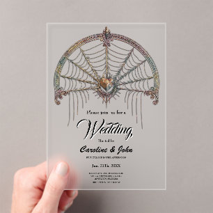 A touch of Gothic magic, Acrylic Invitations