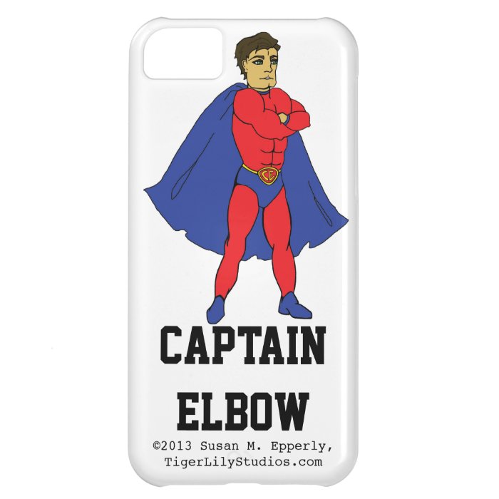 "A Touch of Humor" Captain Elbow Cover For iPhone 5C