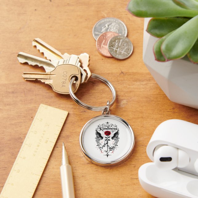  A Touch of Kindness, A Twist of Sin Keychain (Desk)