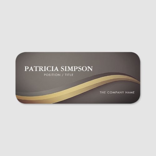 A Touch Of Personality To Your Professional Attire Name Tag