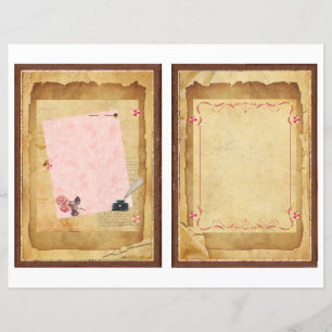 A Touch of Pink Junk Journal Page