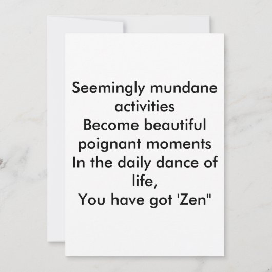 a touch of zen (Back)