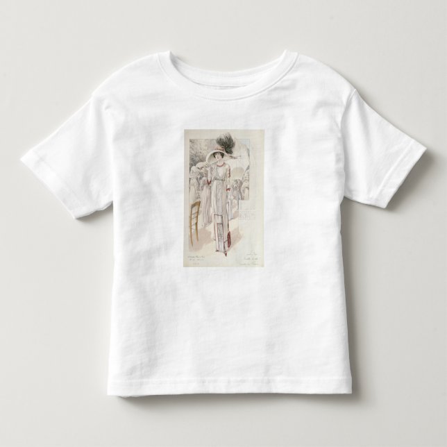 A town dress, from 'Les Grandes Modes de Paris' Toddler T-shirt (Front)