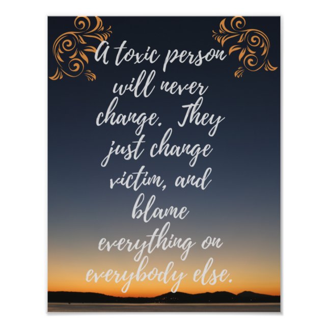 A Toxic person Wood Wall Art (Front)