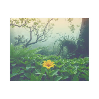 A Tranquil Garden's Embrace Gallery Wrap