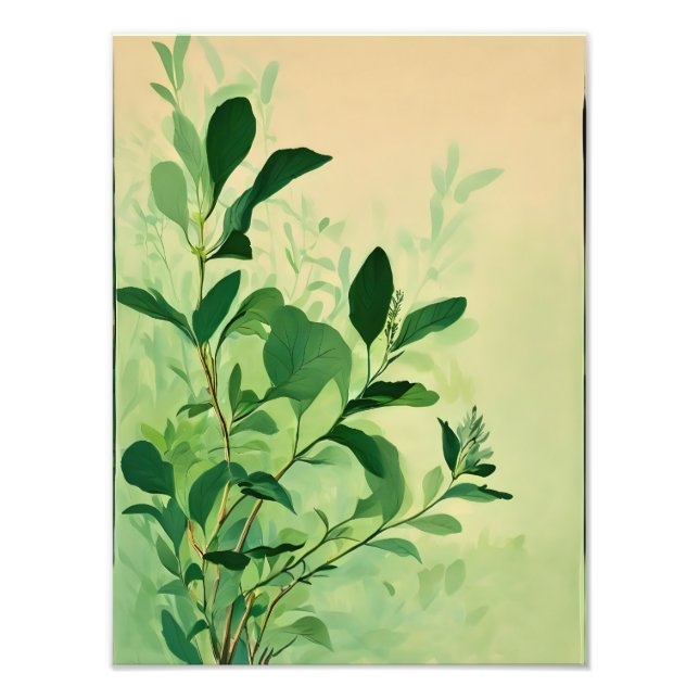  A Tranquil Watercolor Print (Front)