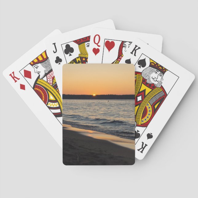 A Traverse Sunset Poker Cards (Back)