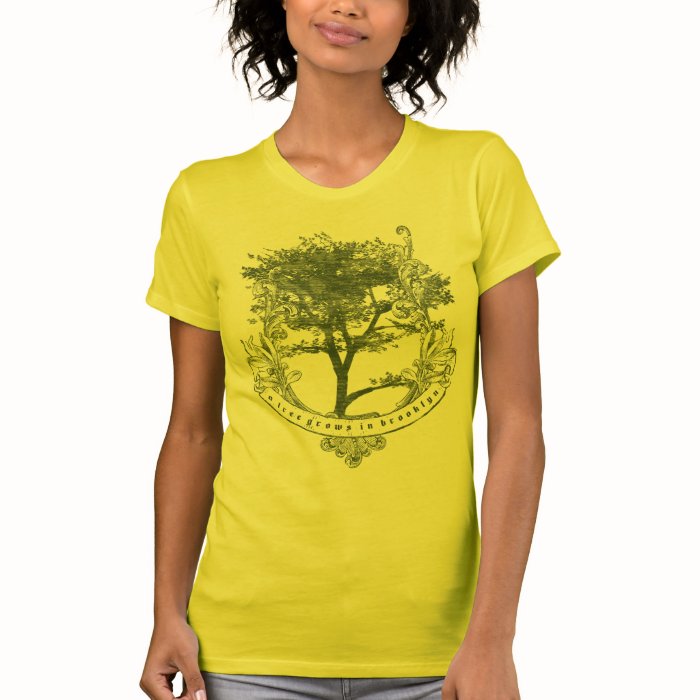 A Tree Grows In Brooklyn (Green) T Shirts