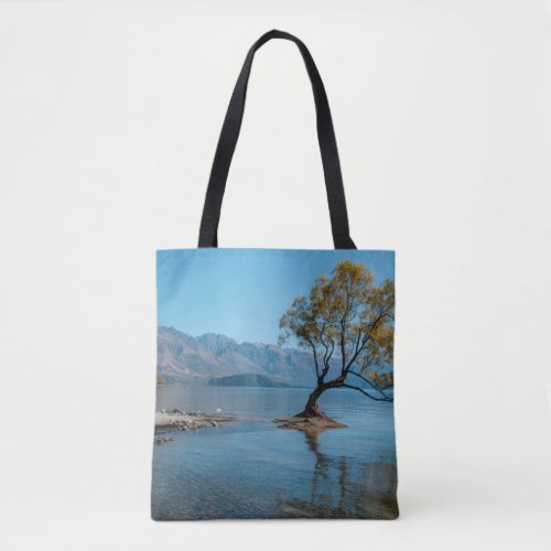 A Tree in a Lake Tote Bag