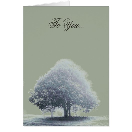 A Tree in Fog Cards (Front)