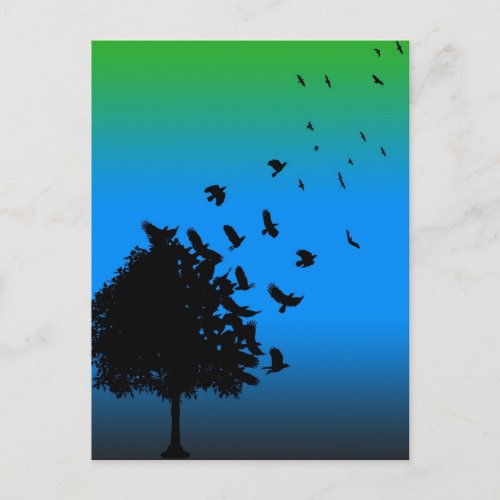 A Tree of Crows Postcard