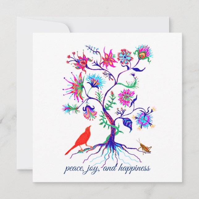 A tree of life invitation (Front)