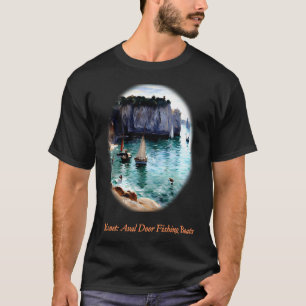 Étretat, The Aval Door: Fishing Boats Leaving the T-Shirt