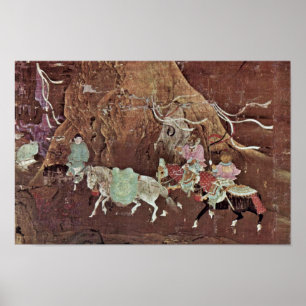 A Tributary Horse For Xuanzong Emperor Of Tang By Poster