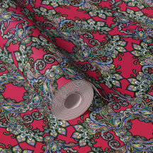 A Tribute to Italian Renaissance on Crimson Red