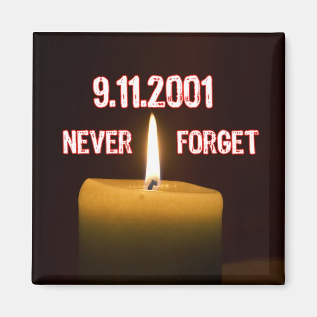 A Tribute To Our Fallen Heroes Of September 11 Magnet (Front)