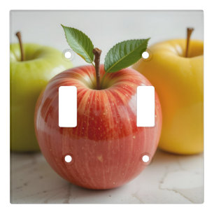 A Trio of Apples Light Switch Cover