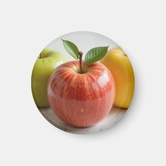 A Trio of Apples Magnet (Front)