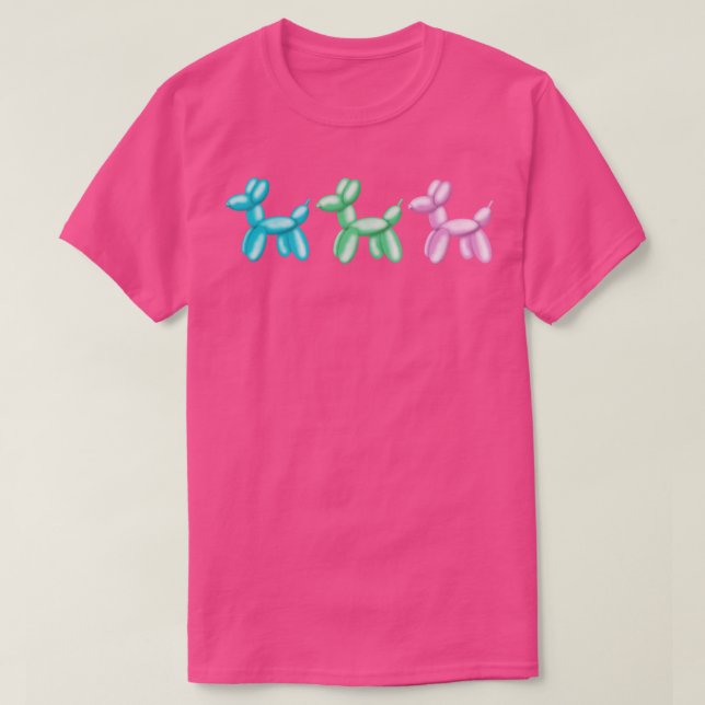 A trio of balloon dogs T-Shirt (Design Front)