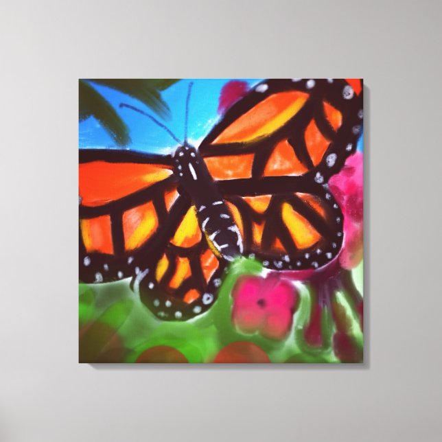 A Trip Through the Garden Canvas Print (24" x 24") (Front)