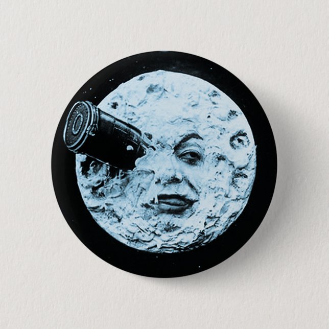 A Trip to the Moon Button (Front)