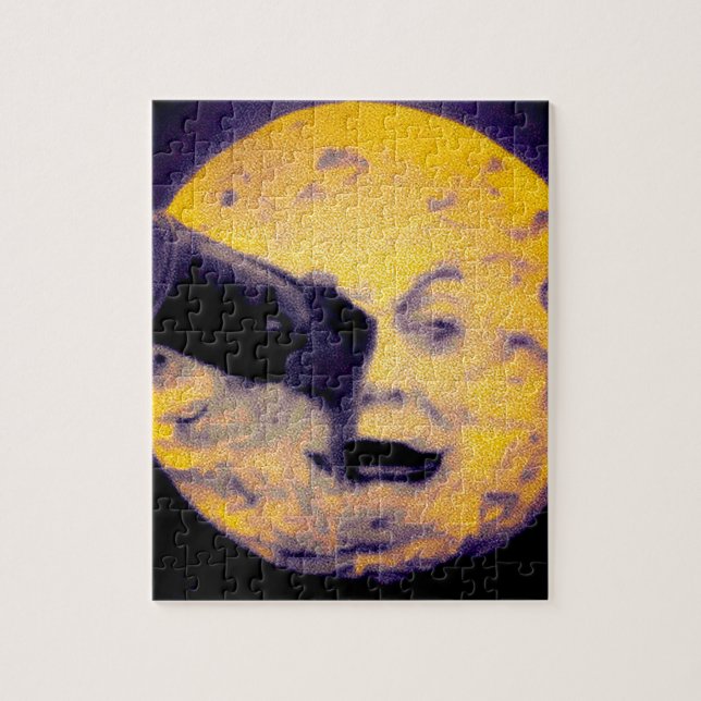 A Trip to the Moon Deep Sleep Purple Nightmare Jigsaw Puzzle (Vertical)