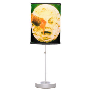 A Trip to the Moon Georges Melies Sci-fi Vintage Table Lamp