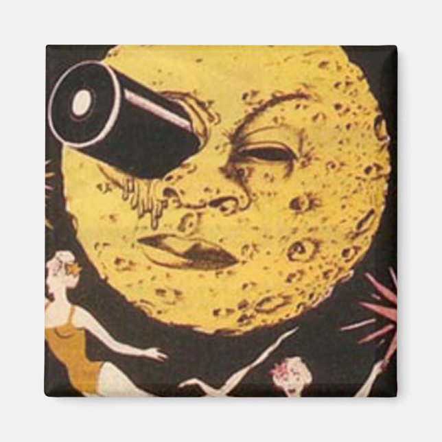 A Trip to The Moon Movie Poster Magnet (Front)