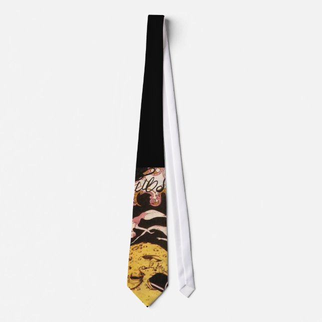 A Trip to The Moon Movie Poster Neck Tie (Front)
