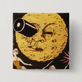 A Trip to The Moon Movie Poster Pinback Button