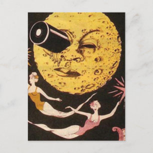 A Trip to The Moon Movie Poster Postcard