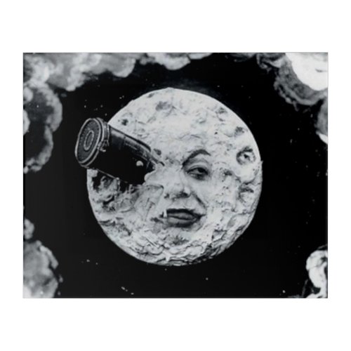 A Trip to the Moon Vintage Retro Georges Melies Acrylic Print