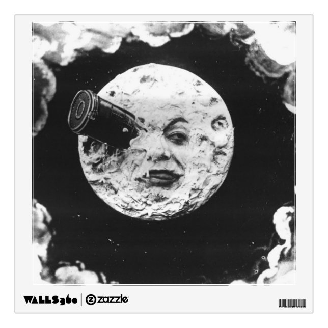 A Trip to the Moon Wall Sticker (Front)