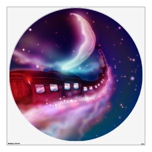 A Trip to the Moon Wall Sticker
